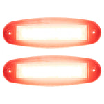RV 8" Brake Lights | Oval Flush Mount | LED | 2 Pack