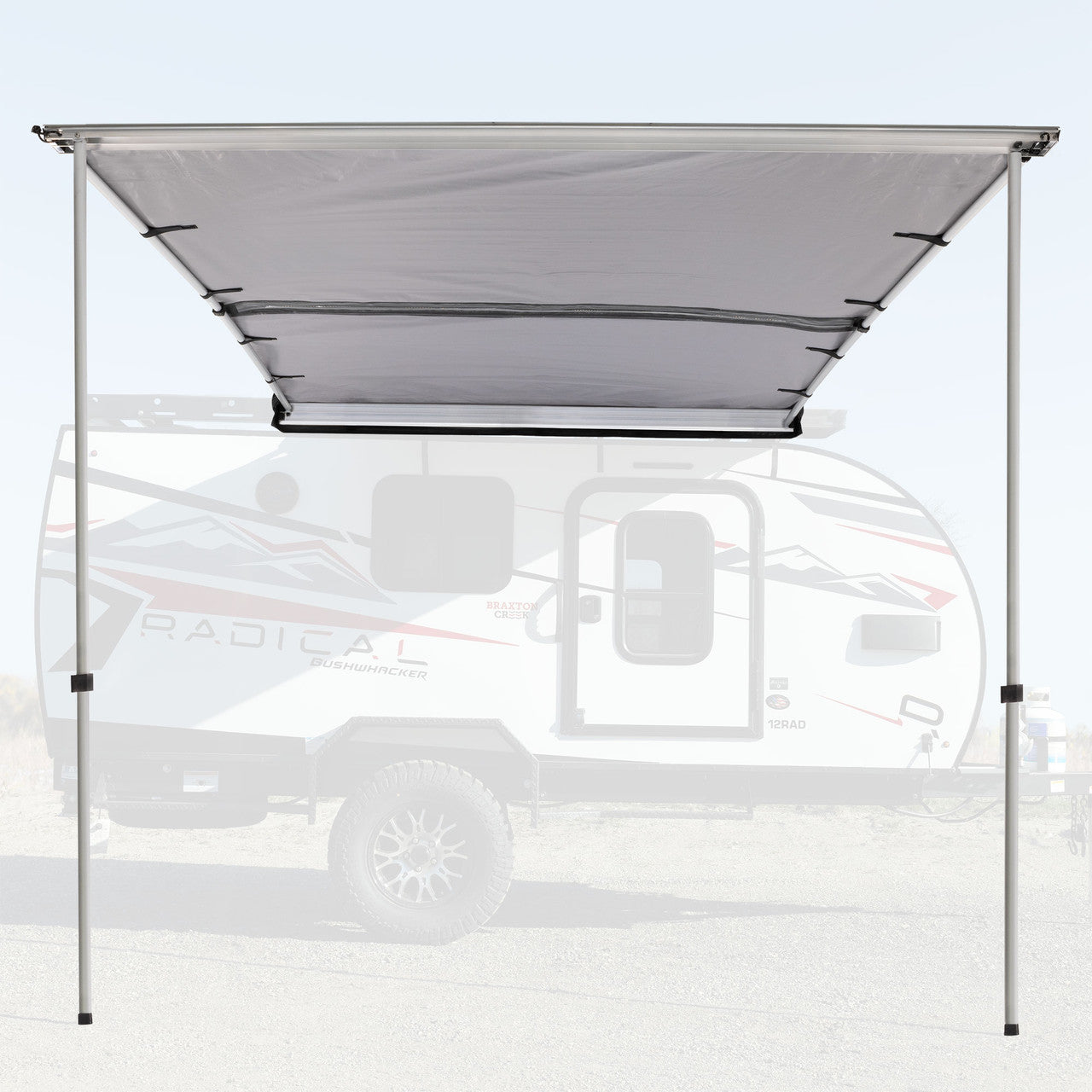 IRV Tehcnologies Camper Awning 6.5' Rooftop Kit | LED Lighting Built In