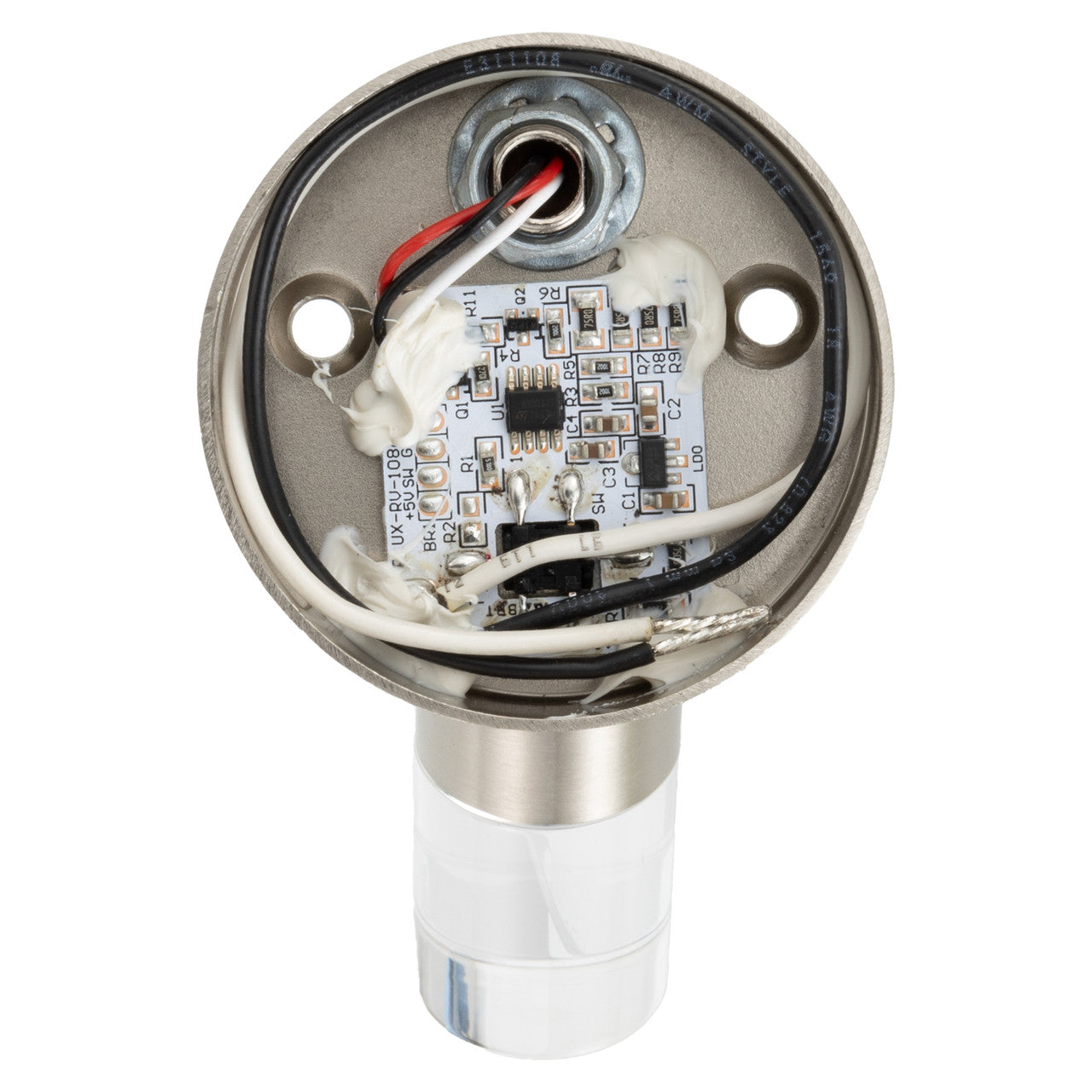 RV Reading Wall Light | 12V LED | Interior Lighting | Satin Nickel with Flexible Arm