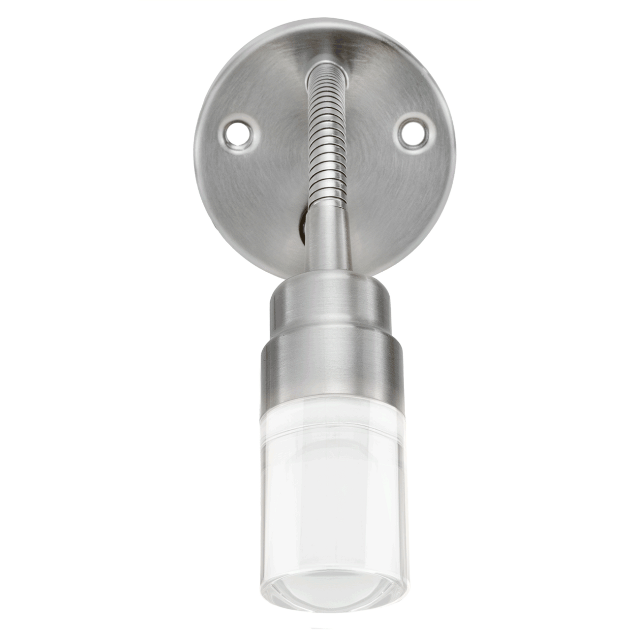 RV Reading Wall Light | 12V LED | Interior Lighting | Satin Nickel with Flexible Arm