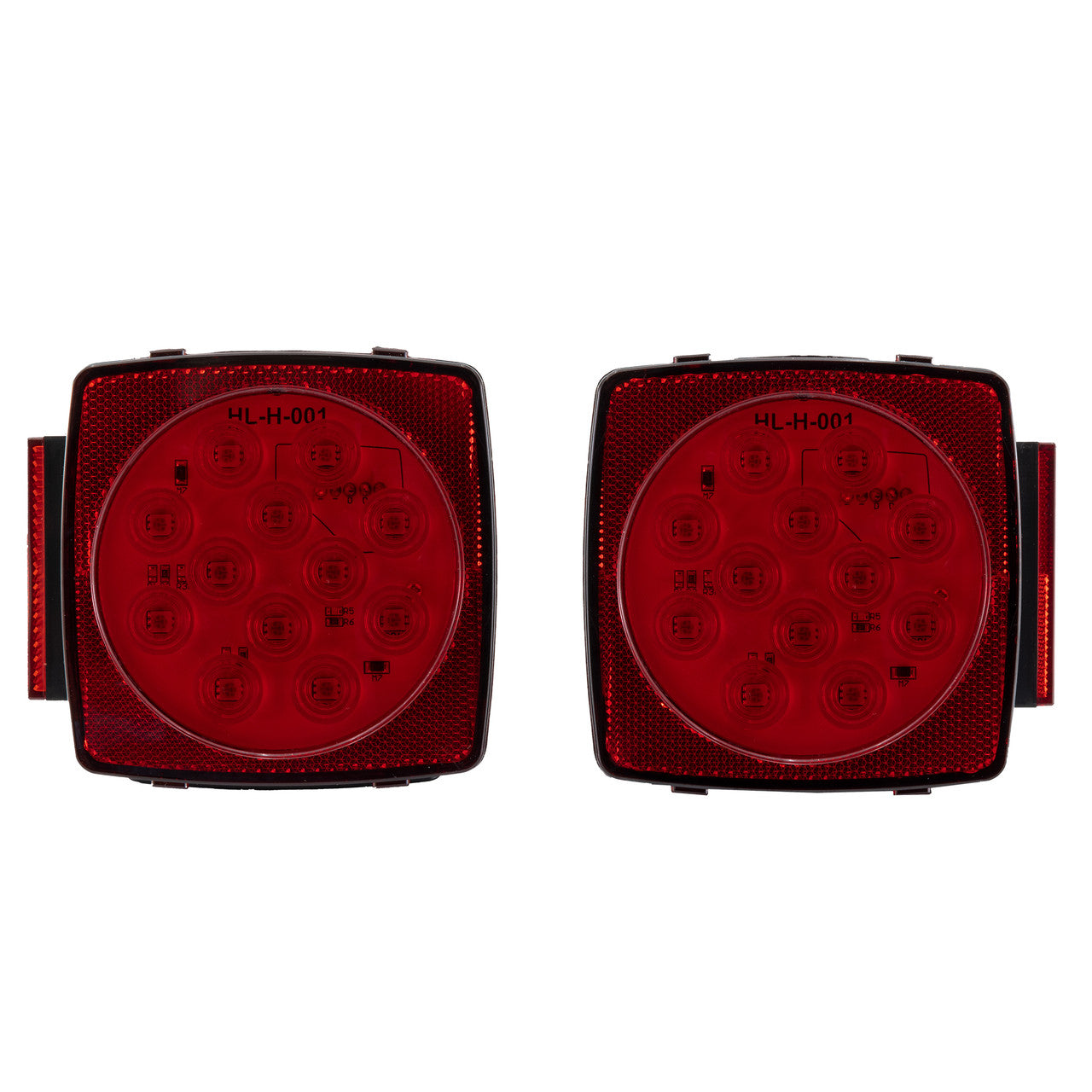 Boat Trailer Marker Light Kit | 12V LED Water-Resistant Lights | Exterior Lighting for Safety & Visibility