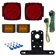 Boat Trailer Marker Light Kit | 12V LED Water-Resistant Lights | Exterior Lighting for Safety & Visibility