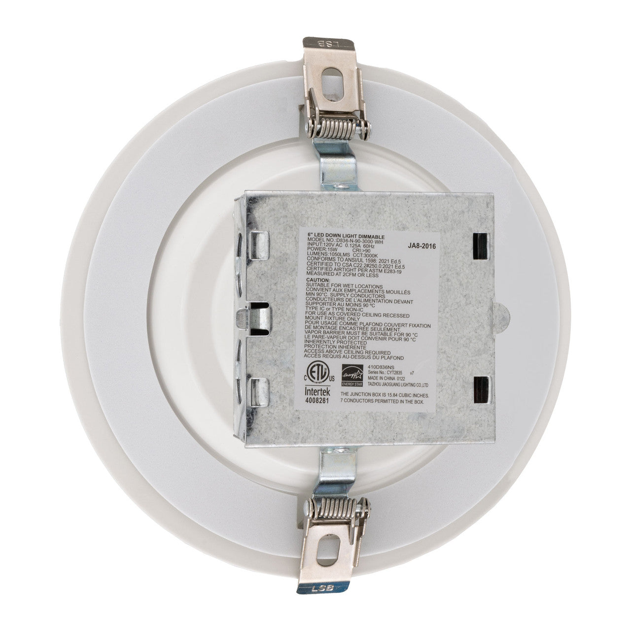 RV Recessed Ceiling Light | 6" LED | Interior Lighting | Soft White