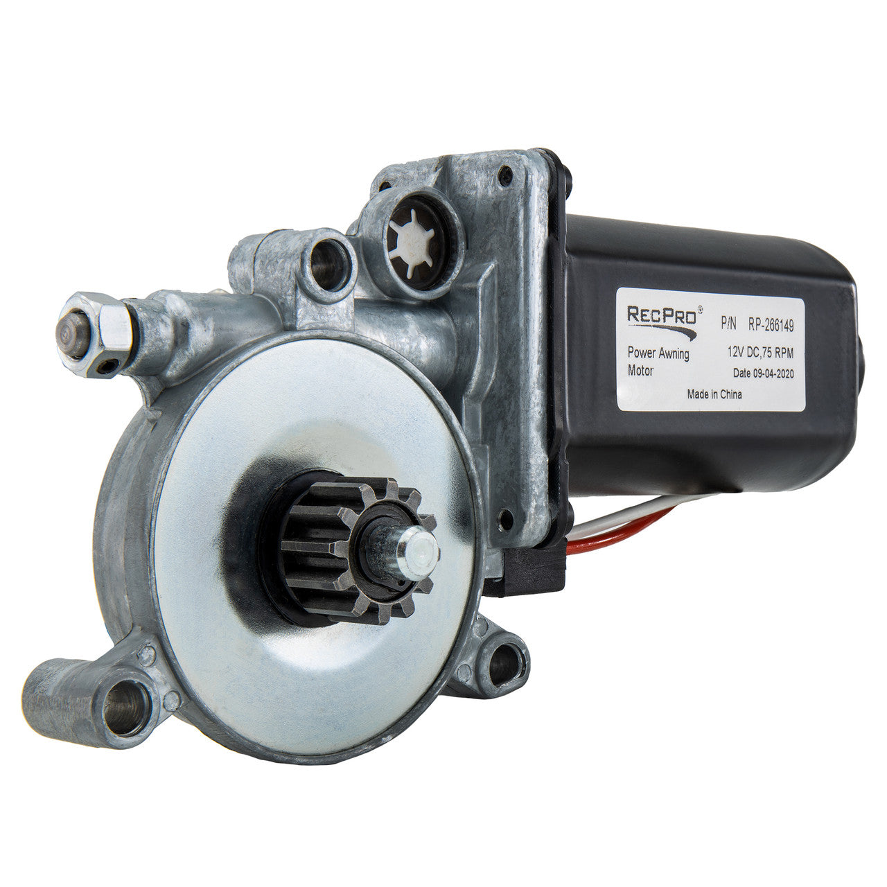 RecPro RV Awning Motor | Fits Pre-2015 Dual Connector