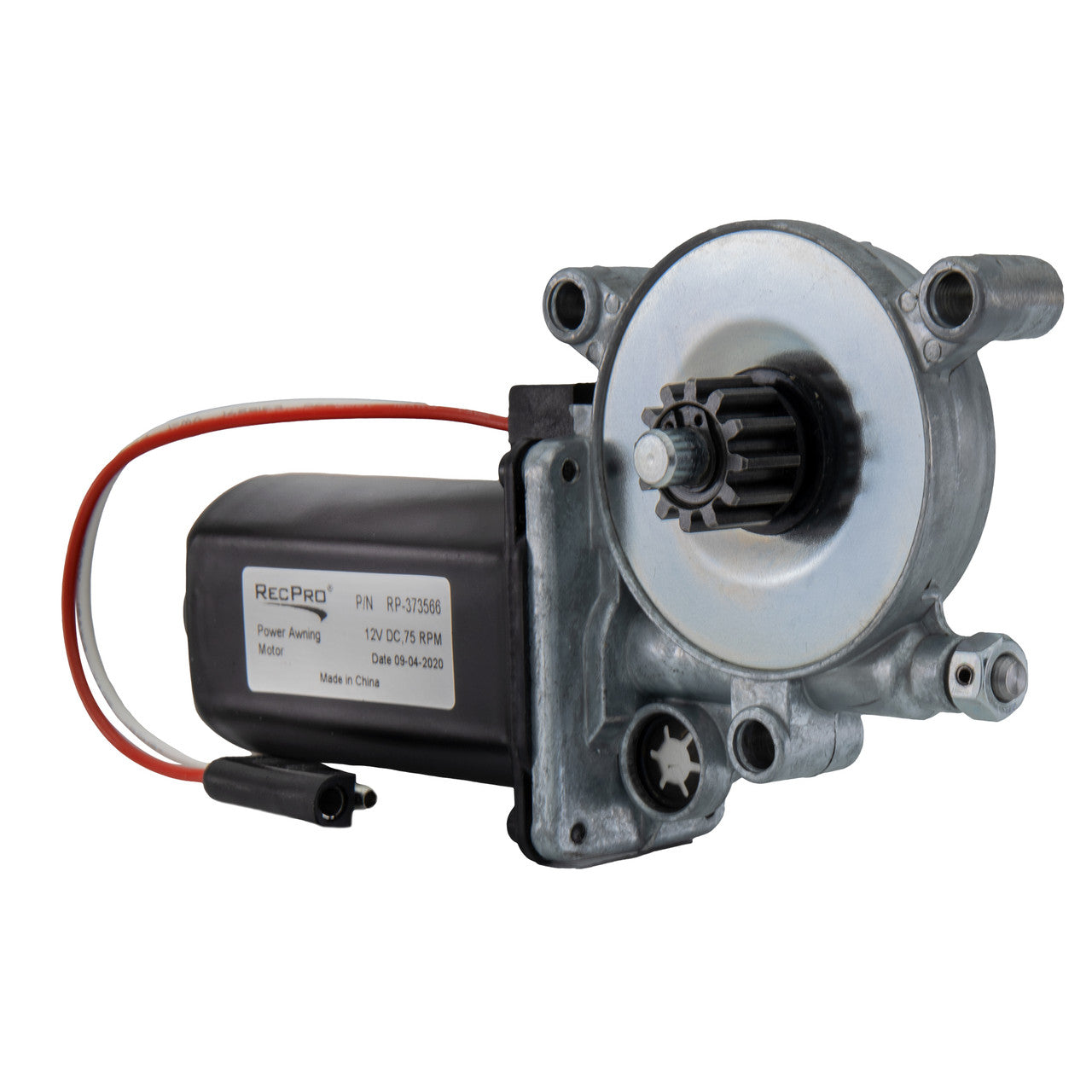 RecPro RV Awning Motor | Fits Post-2015 Models Block Plug