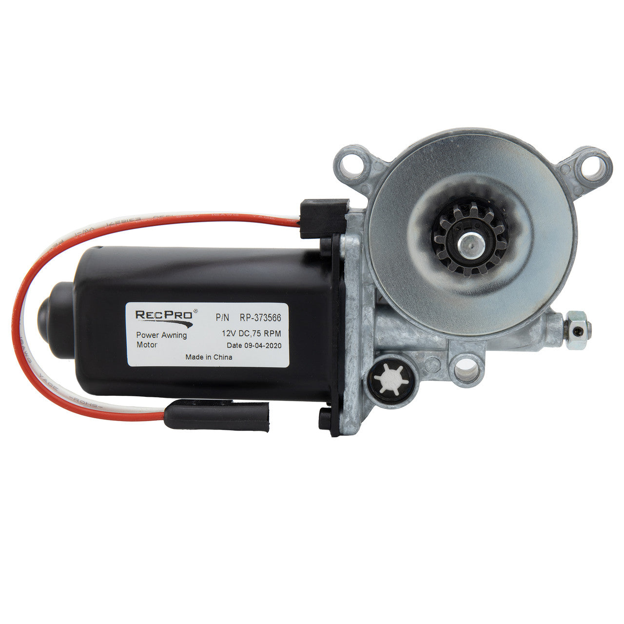 RecPro RV Motor for Awning | Fits Post-2015 Models Block Connector Type