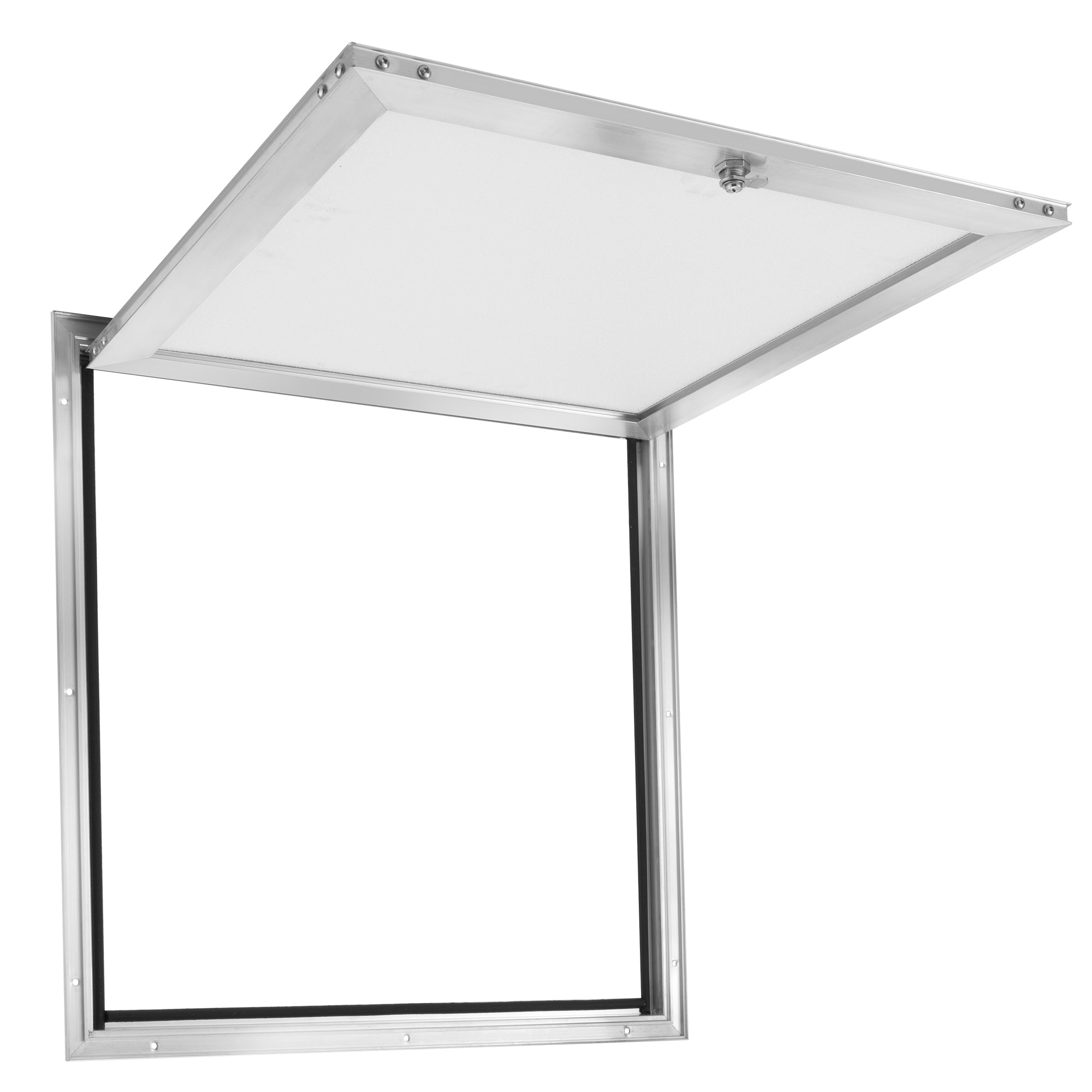 RV Compartment Door | Square  White Centered  | 24" X 24"