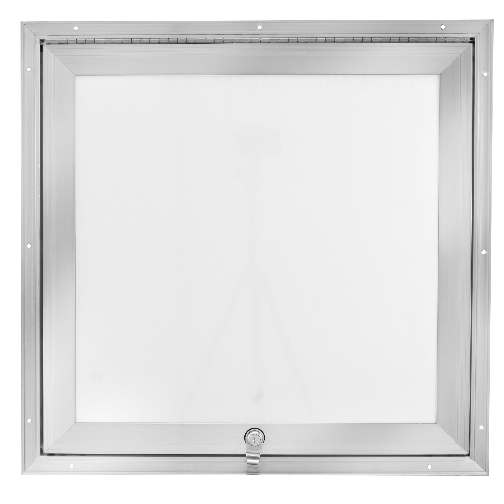 RV Compartment Door | Square  White Centered  | 24" X 24"