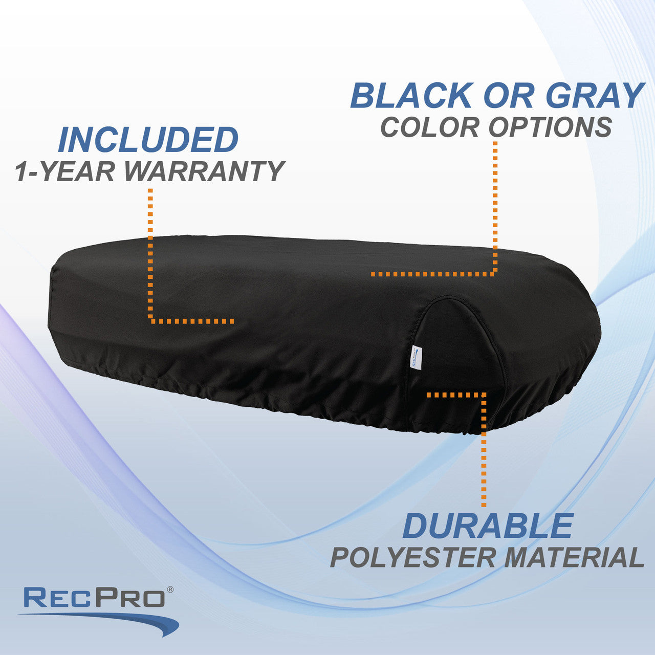 RecPro RV Air Conditioner Covers fits 2800 Model | Black or Gray