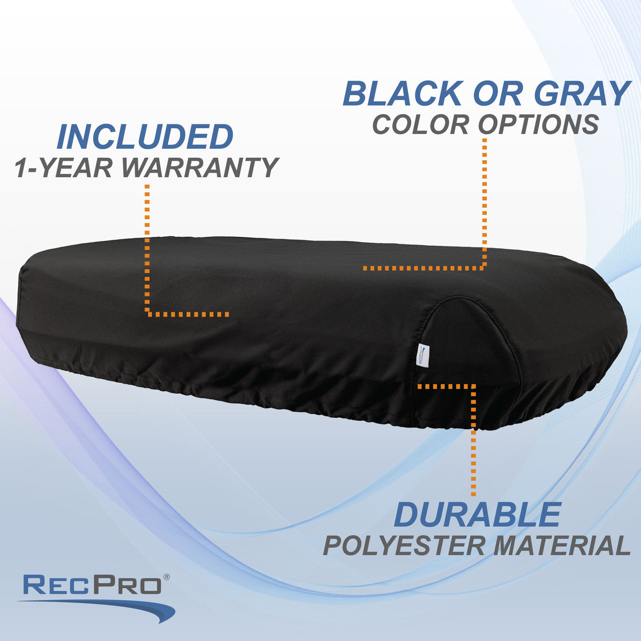 RecPro RV Air Conditioner Covers fits 3400 Model | Black or Gray