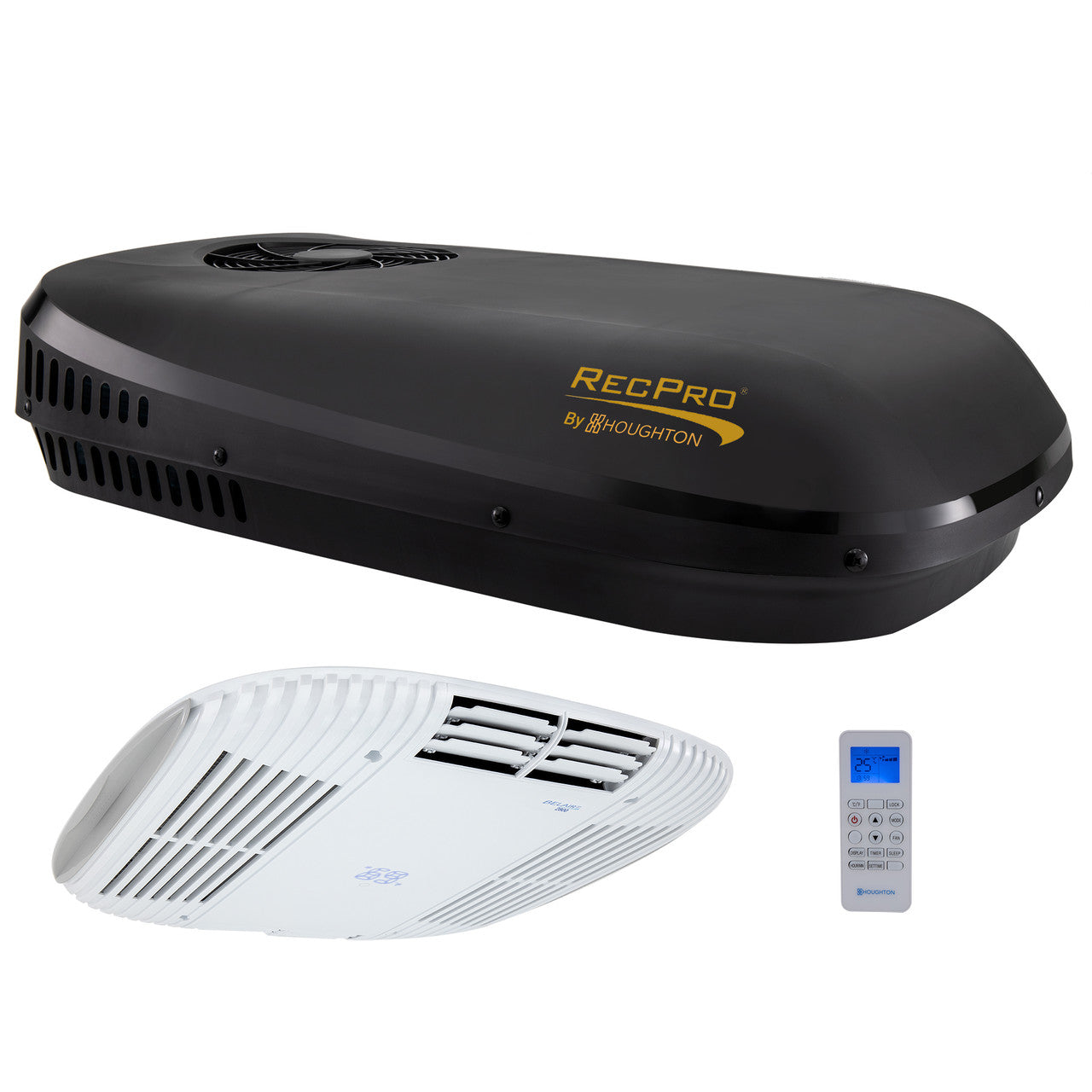 RecPro RV Air Conditioner 9.5K Quiet AC Unit with Heat Pump | Non-Ducted | Remote Control
