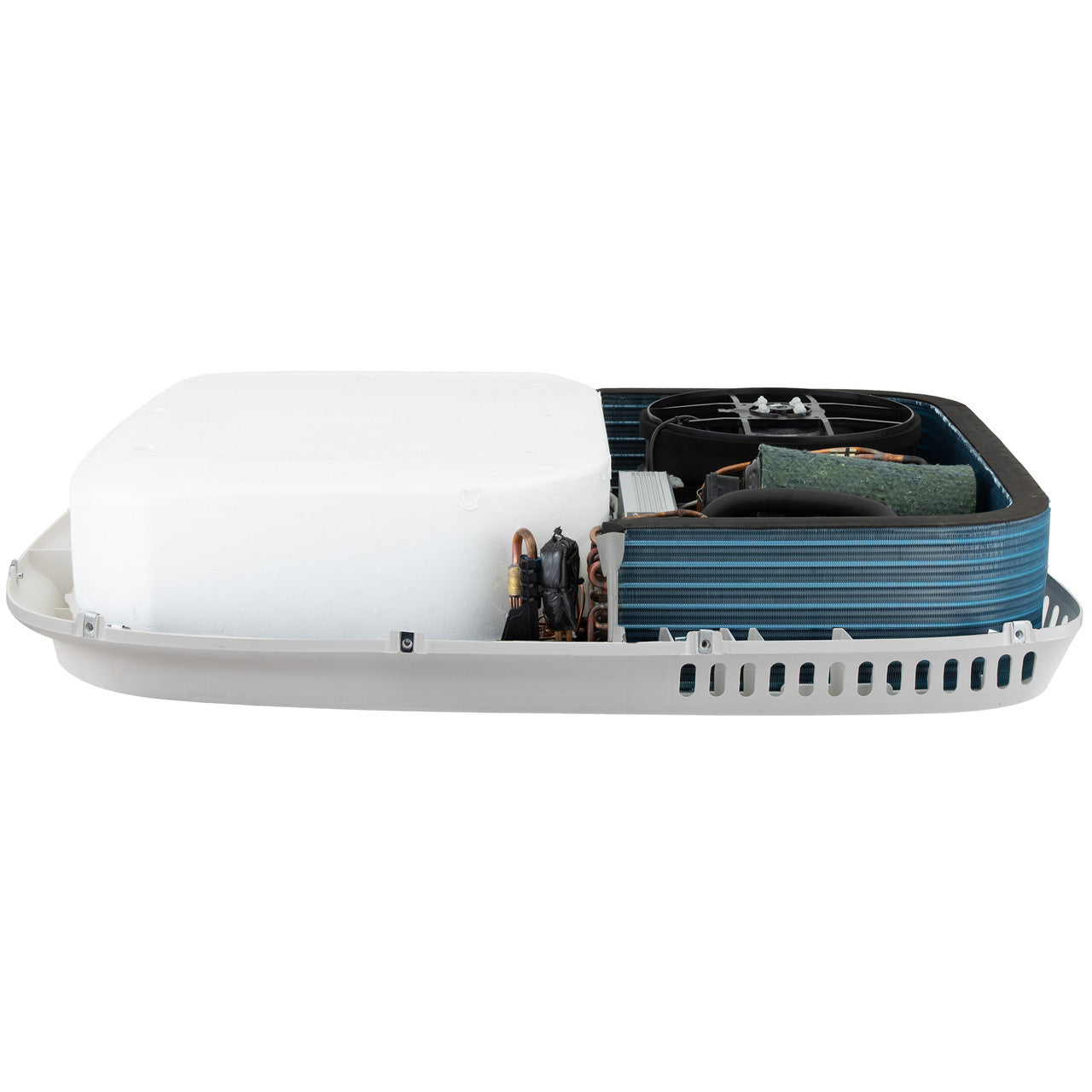 RecPro RV 48V 13.5K Air Conditioner with Heat Pump | Non-Ducted | Low Profile | Remote