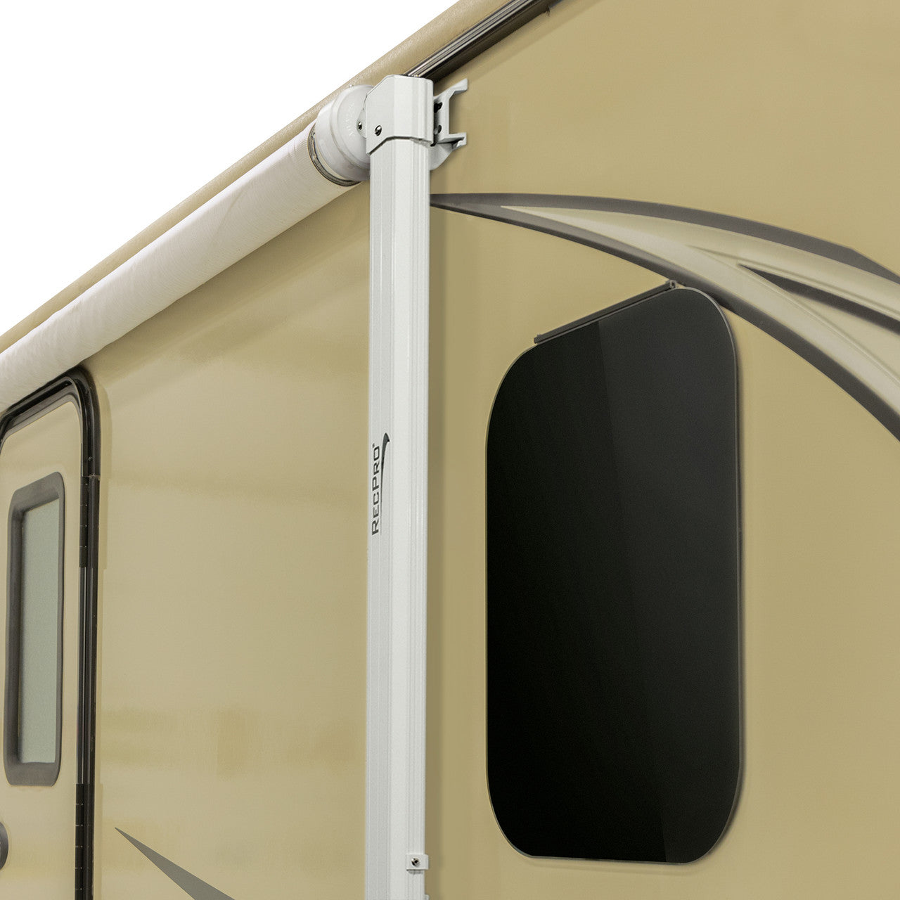 RecPro RV Awning Manual Assembly | White
