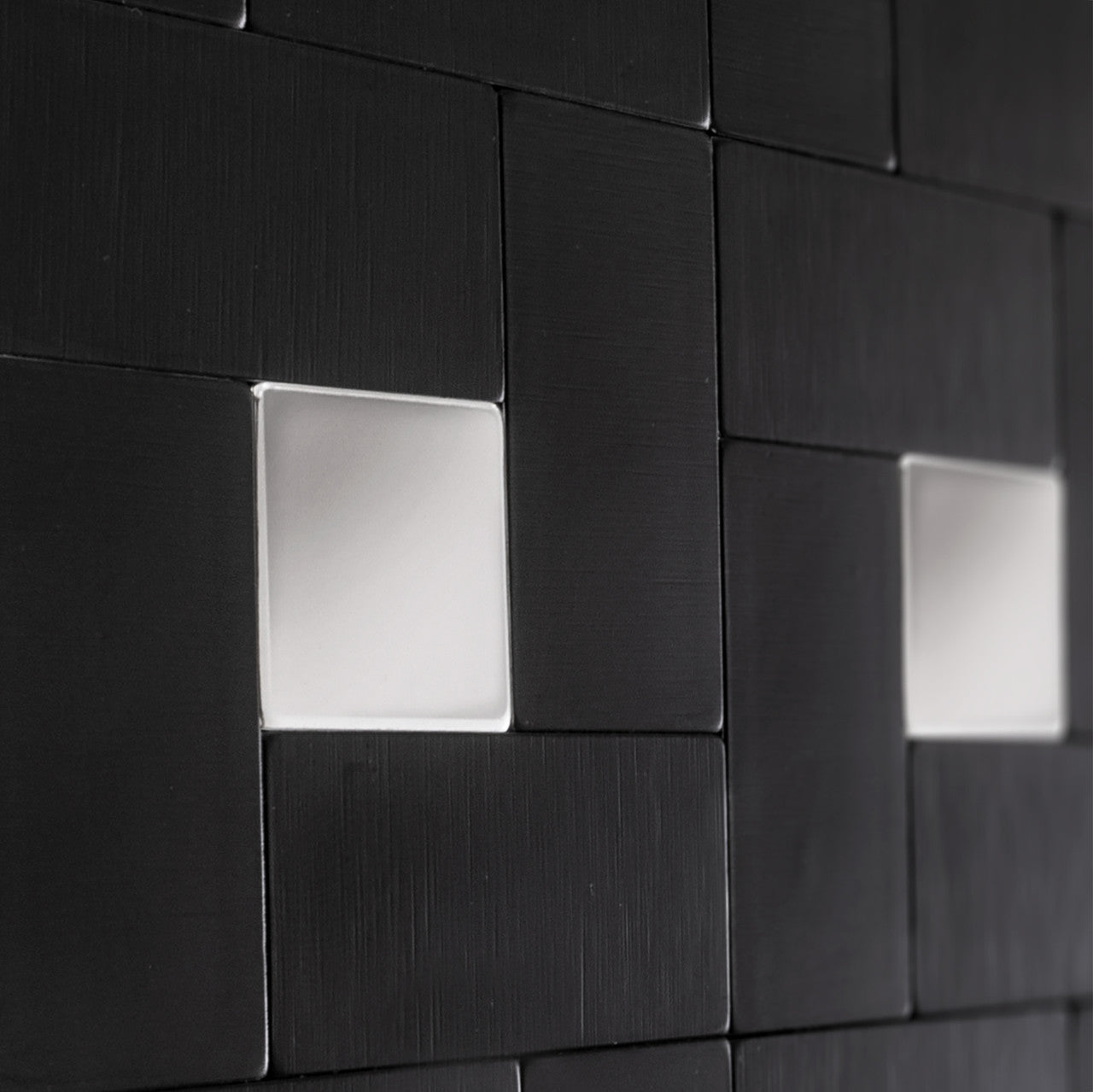 RV Backsplash Peel and Stick | Silver Moon Mosaic Tile | 12" x 12"