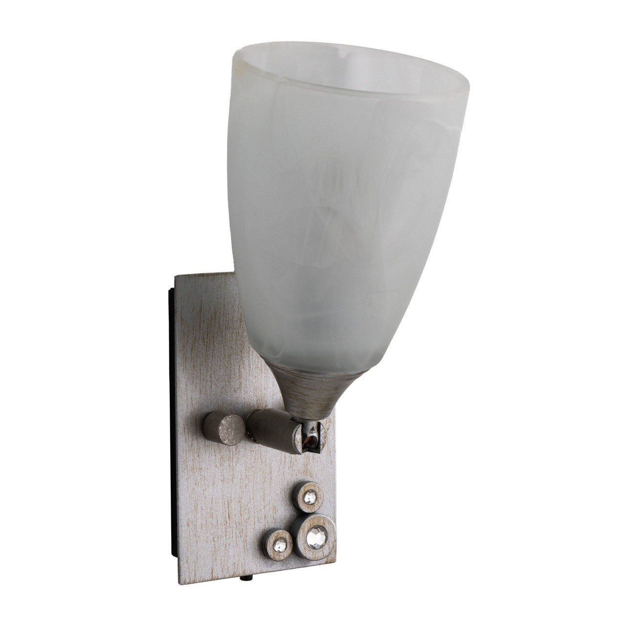 RV Swivel Wall Sconce Light | 12V LED | Interior Lighting | Crystal Design