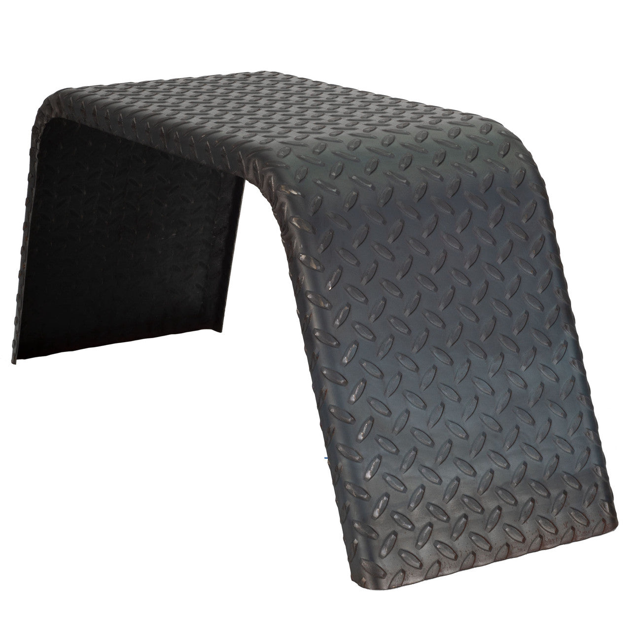 Trailer Fender 10x32x13 | Steel Diamond Plate Flat Top – factoryrv.com