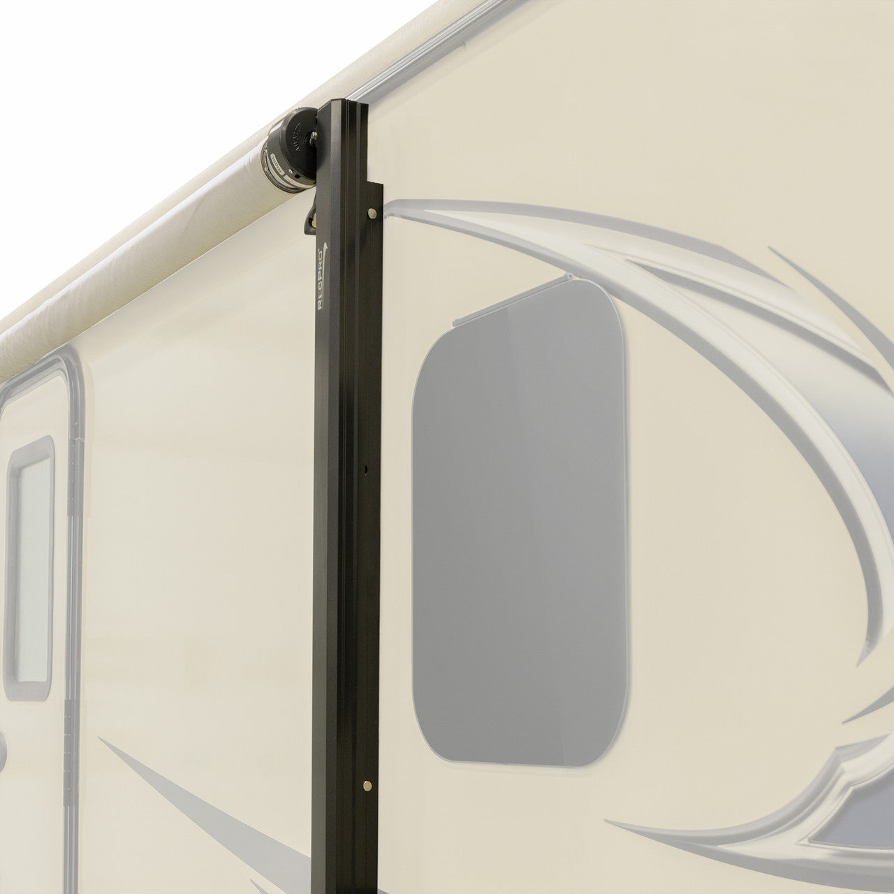 RecPro RV Awning Electric Assembly | Black
