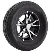 RV Tire and Wheel Package | T07 Black Machine