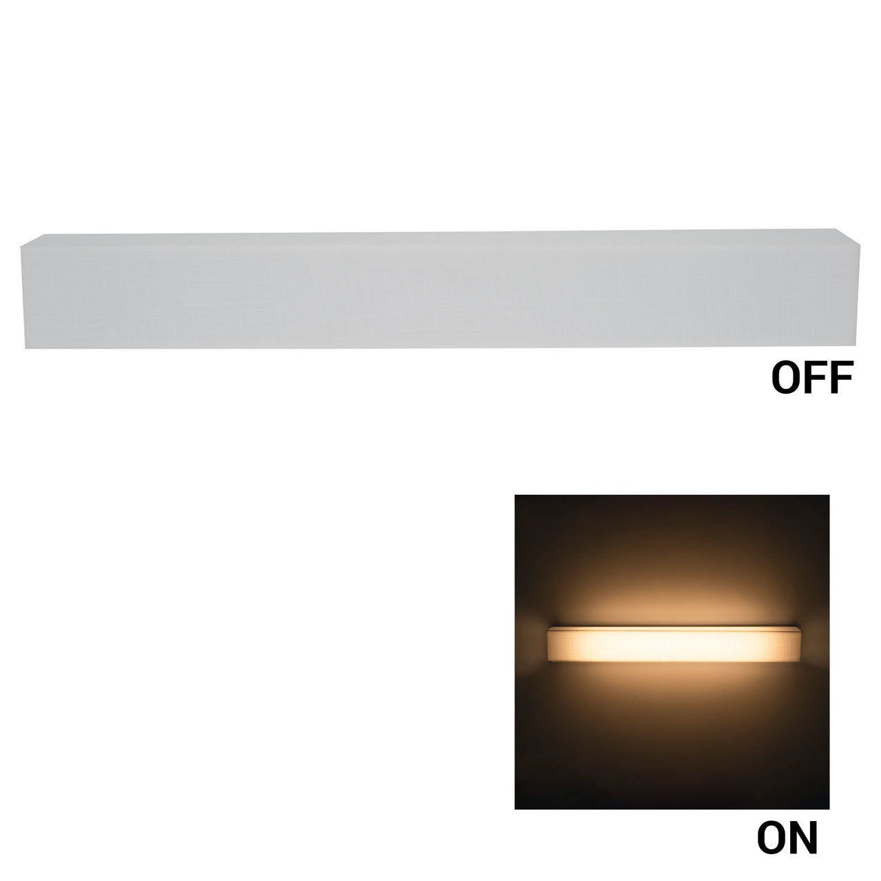 RV Vanity Light With Cover | 18" 12V LED | Interior Lighting | Brushed Nickel
