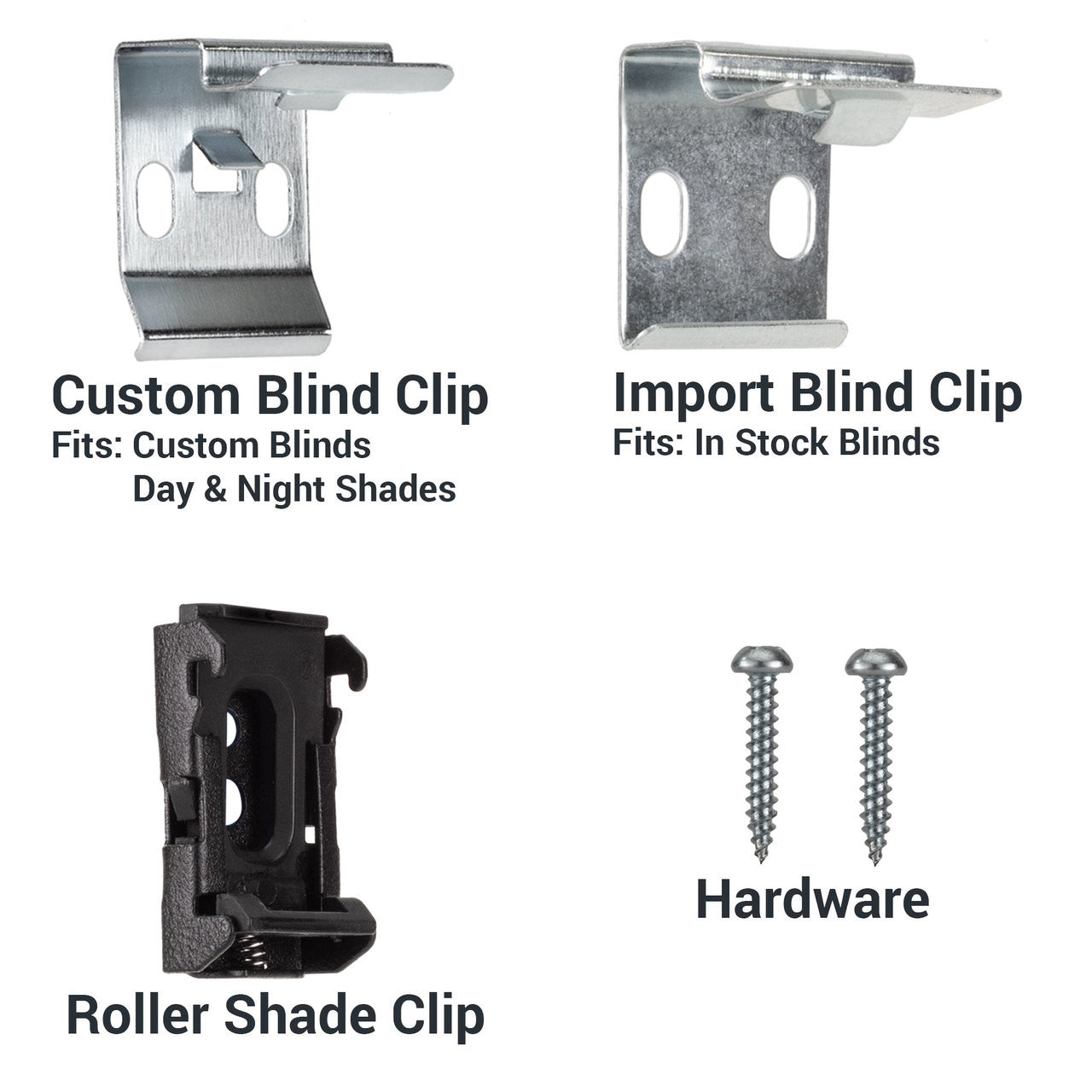 Replacement RV Blind Mounting Clips Brackets