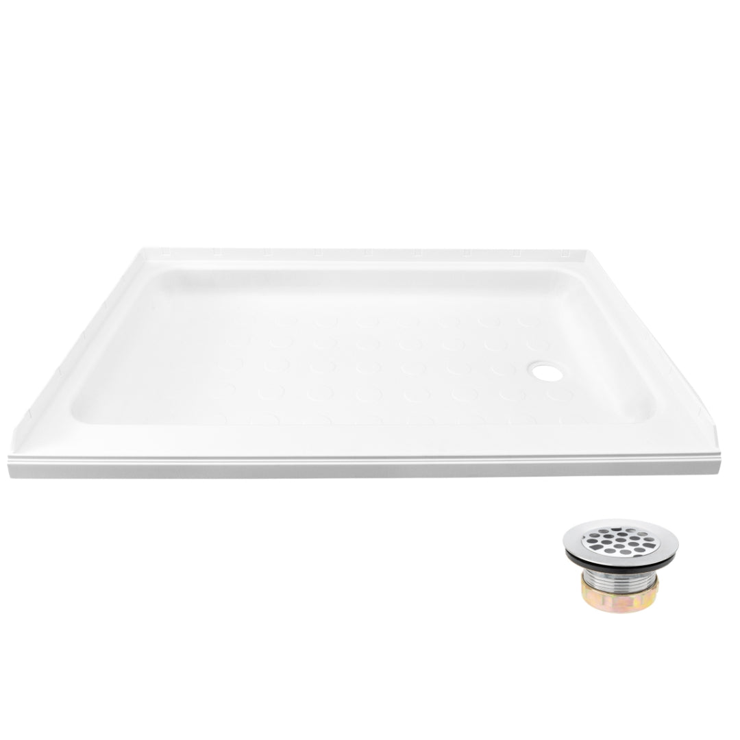 RV Shower Pan Right 24" X 36" with Drain