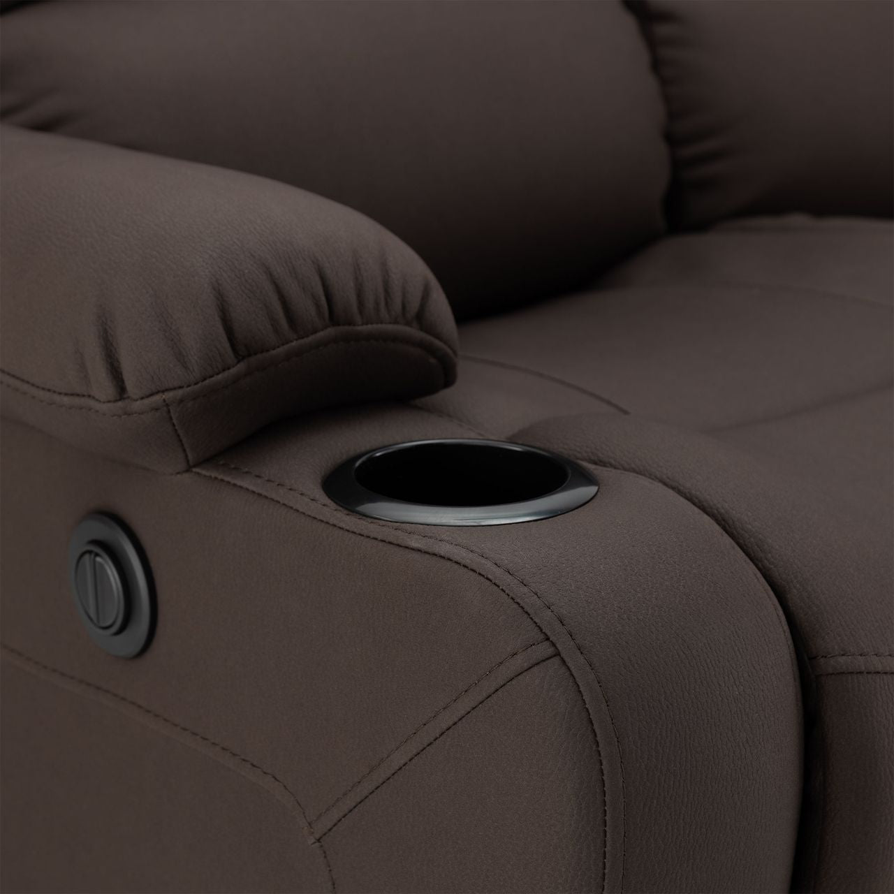 RV Wall Hugger Sofa 58" Powered Reclining Theater Seats