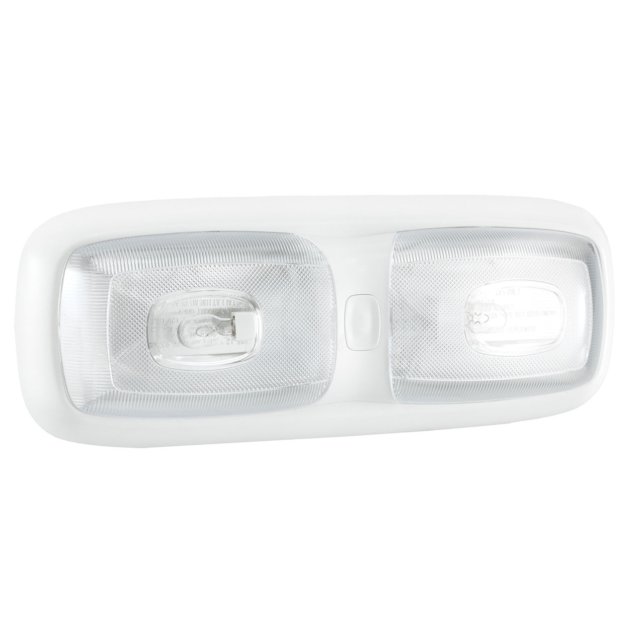 RV Double Dome Pancake Light | 12V | Interior Lighting | White