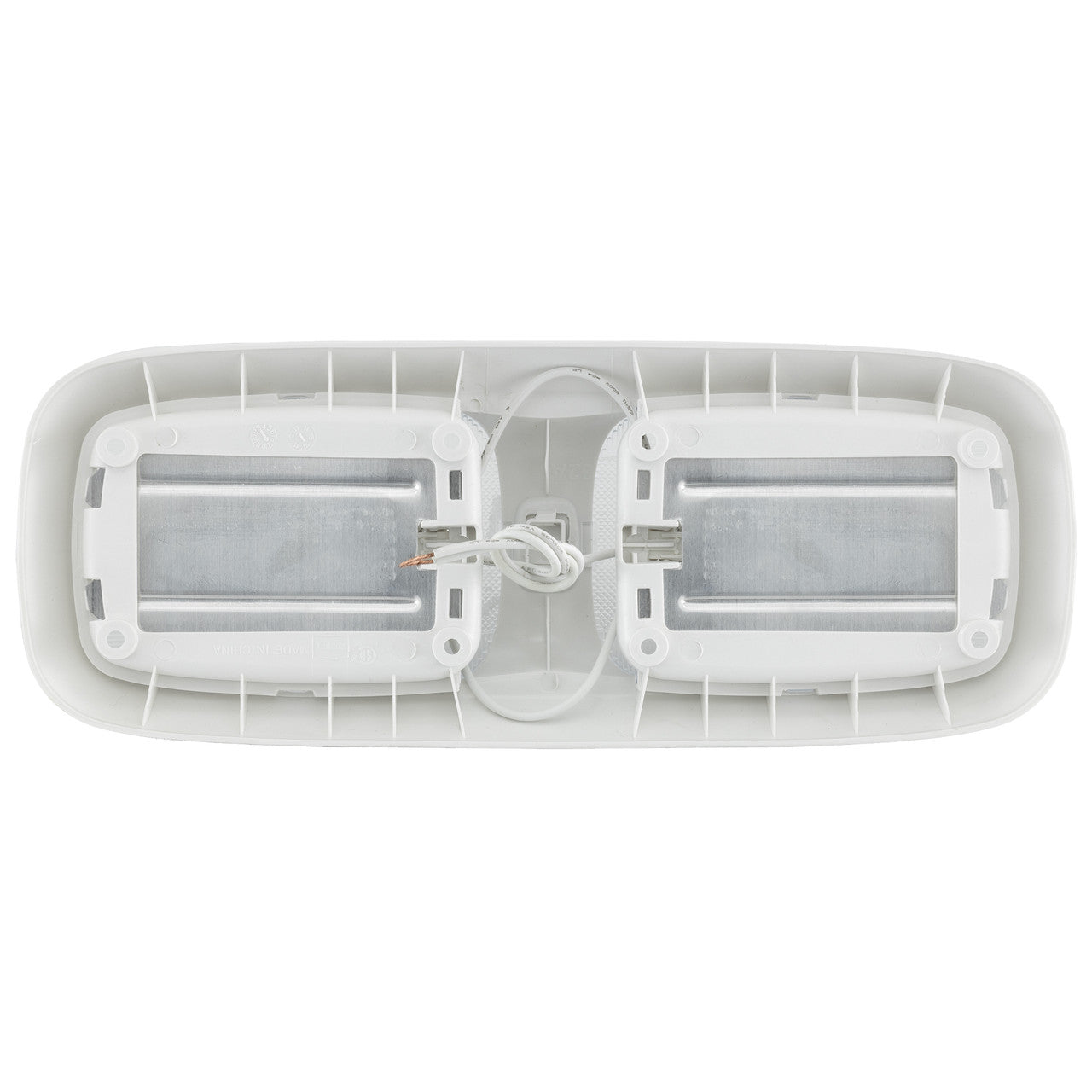 RV Double Dome Pancake Light | 12V | Interior Lighting | White