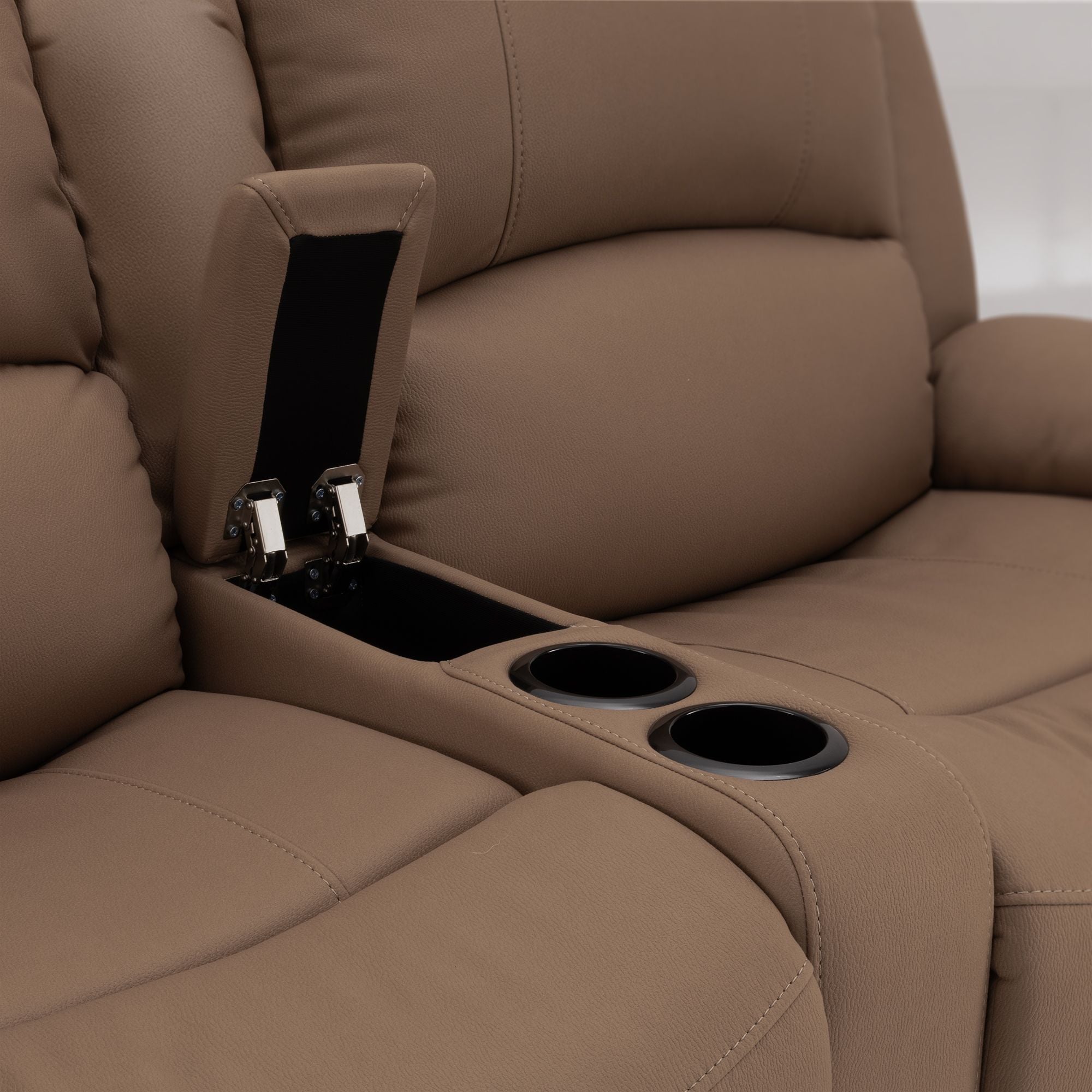 RV Sofa 6" Center Console with Cupholders and Storage