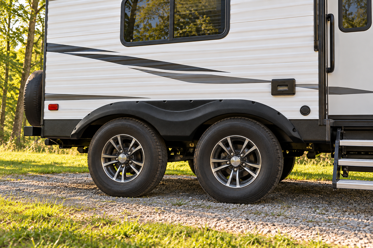 RV Tandem Fender Skirt | 68x10½ Sleek Style Grand Design