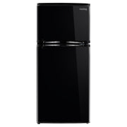 RecPro RV Refrigerator | 12 V | 4.4 Cubic Feet | Black