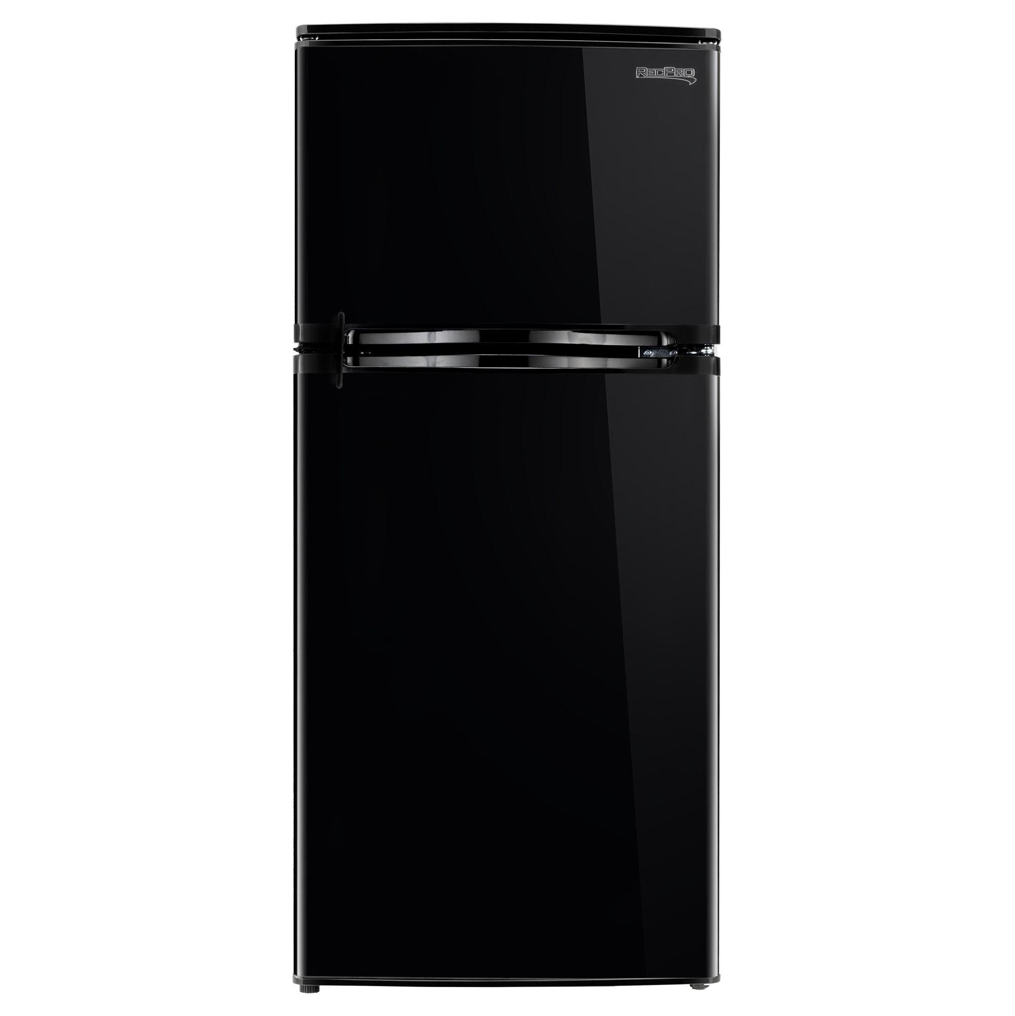 RecPro RV Refrigerator | 12 V | 4.4 Cubic Feet | Black