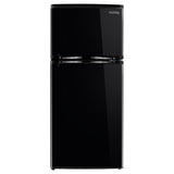 RecPro RV Refrigerator | 12 V | 4.4 Cubic Feet | Black