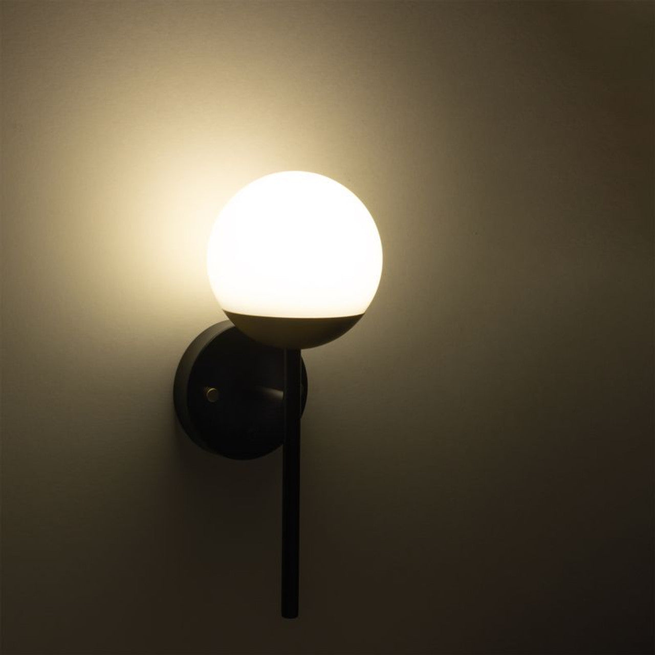 RV Sconce Wall Light | 12V LED | Interior Lighting | Matte Black and Gold Trim Finish