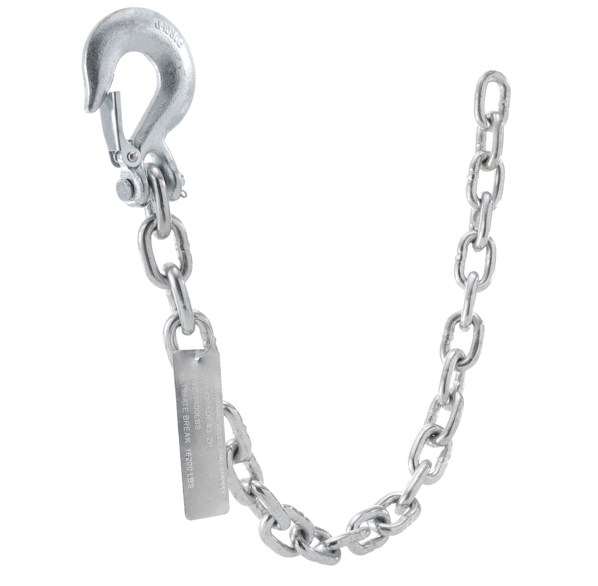Trailer Safety Chain 36" x 3/8" | 5,400 lbs.
