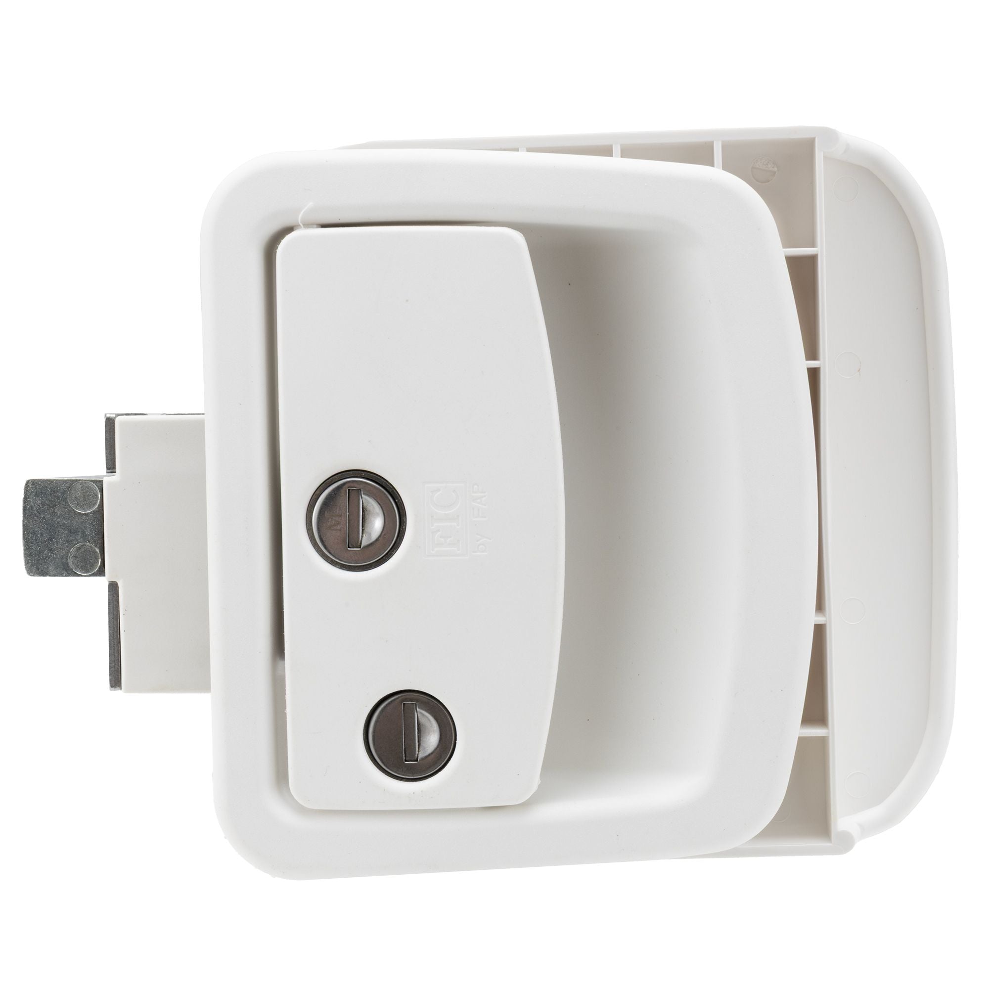 RV Entry Door Lock | With Deadbolt | White