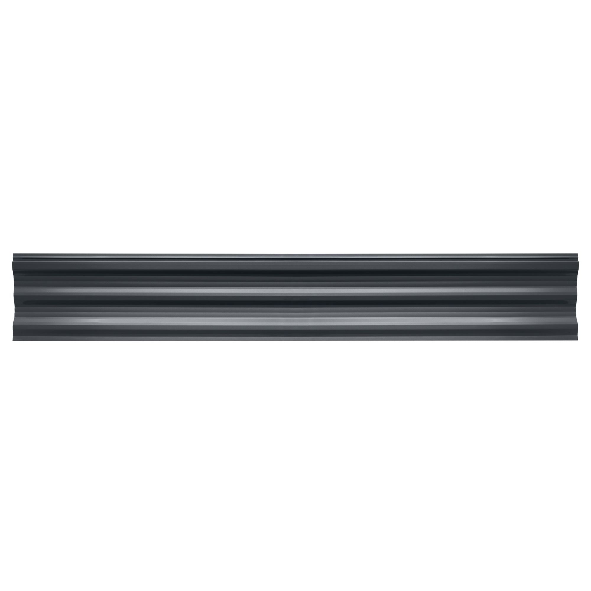 RV Aluminum Mesa Siding 8" x 72" | Metallic Dark Gray