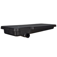 RV 40 Gallon Black Waste Water Holding Tank Left Side Drain 63" x 25" x 9 ¼"