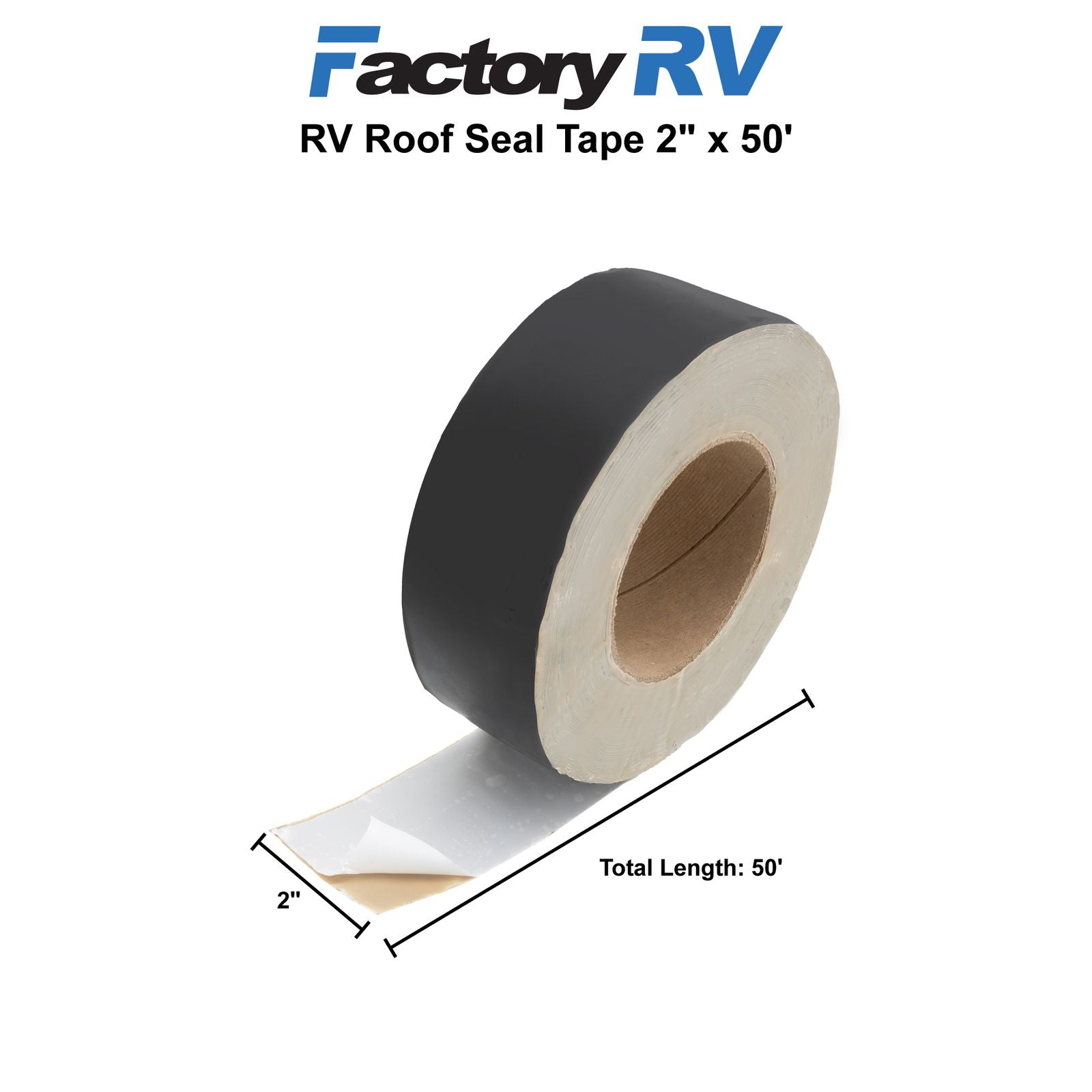 RV Roof Sealant Tape | 2" x 50' | ToughGrade | Protection from Leaks