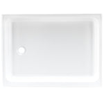 RV Shower Pan 32" x 24" x 5" Left Drain | White