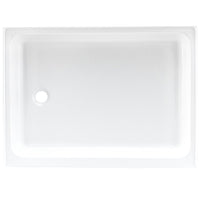 RV Shower Pan 32" x 24" x 5" Left Drain | White
