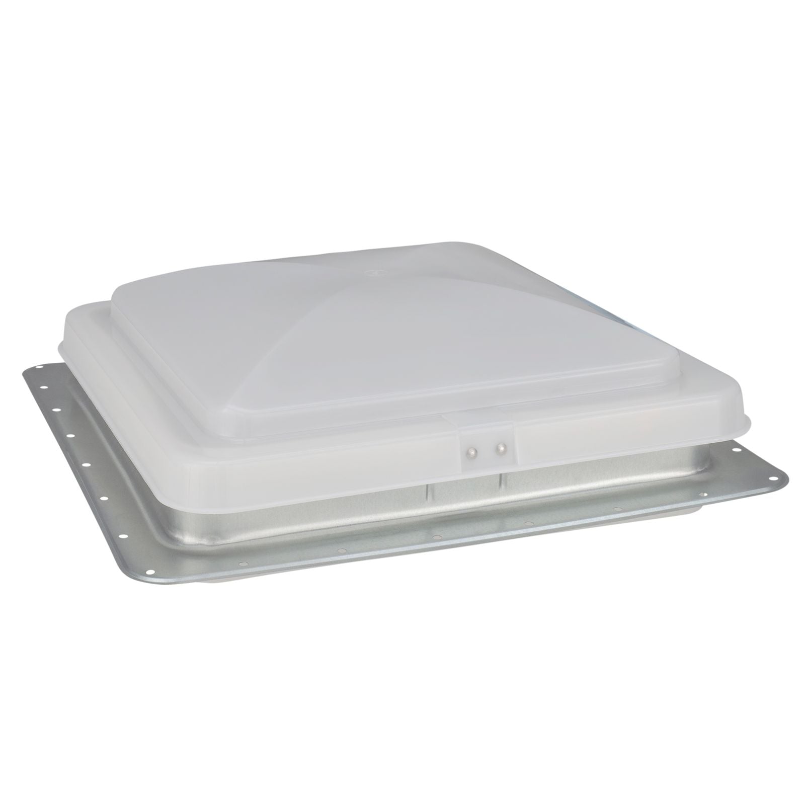 Heng's RV Roof Vent | 14" Powered 12V | White Wedge Style Lid