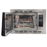 RecPro RV Microwave 1.1 CF. | Stainless Steel | Replaces Greystone and High Pointe
