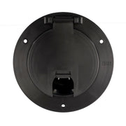 RV Round Power Cord Cover | Black