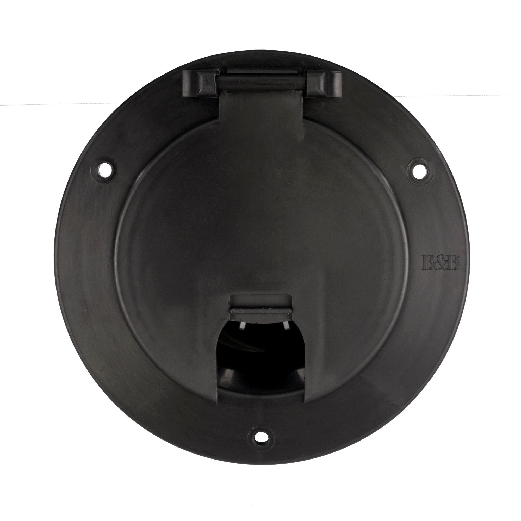 RV Round Power Cord Cover | Black