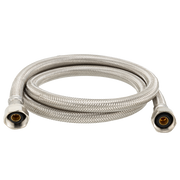 RV Sink Drain Hose | 48" Braided Stainless Steel | 1/2" Compression x 1/2" FIP