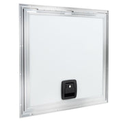 RV Compartment Door | Square  White Centered  | 24" X 24"