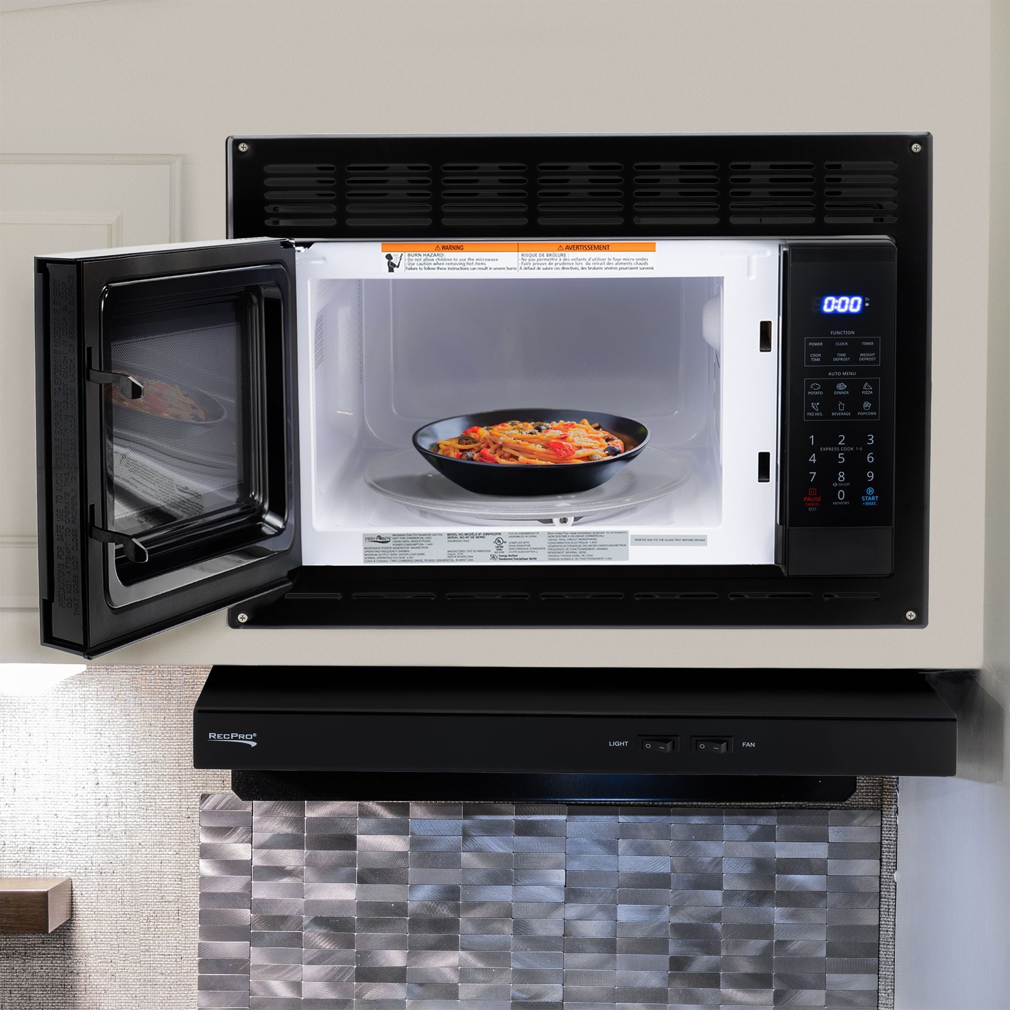 High Pointe RV Microwave 0.9 CF | Black