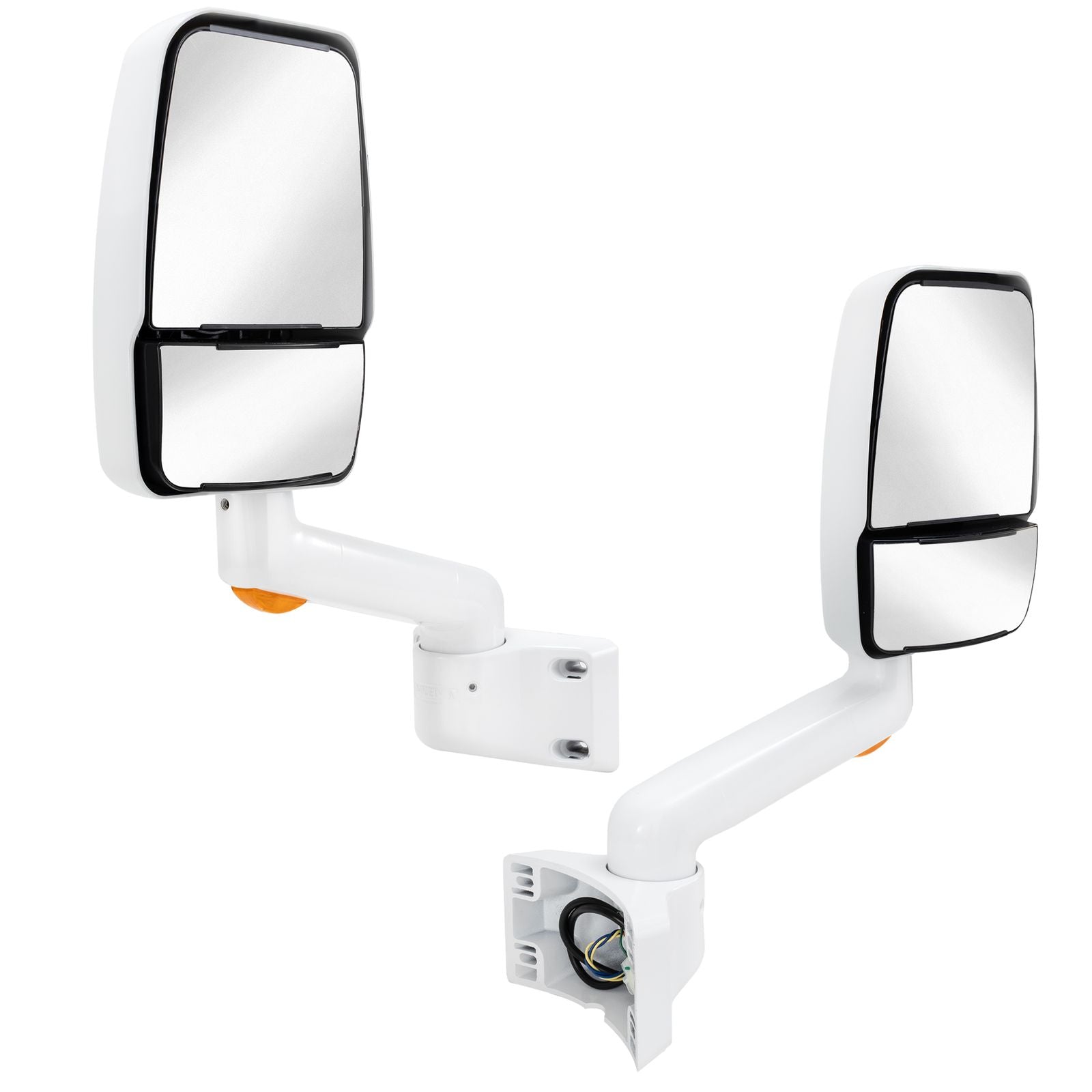 RV Door Mirrors | VELVAC 714432-7 | 2030 Series | White | Driver and Passenger Side