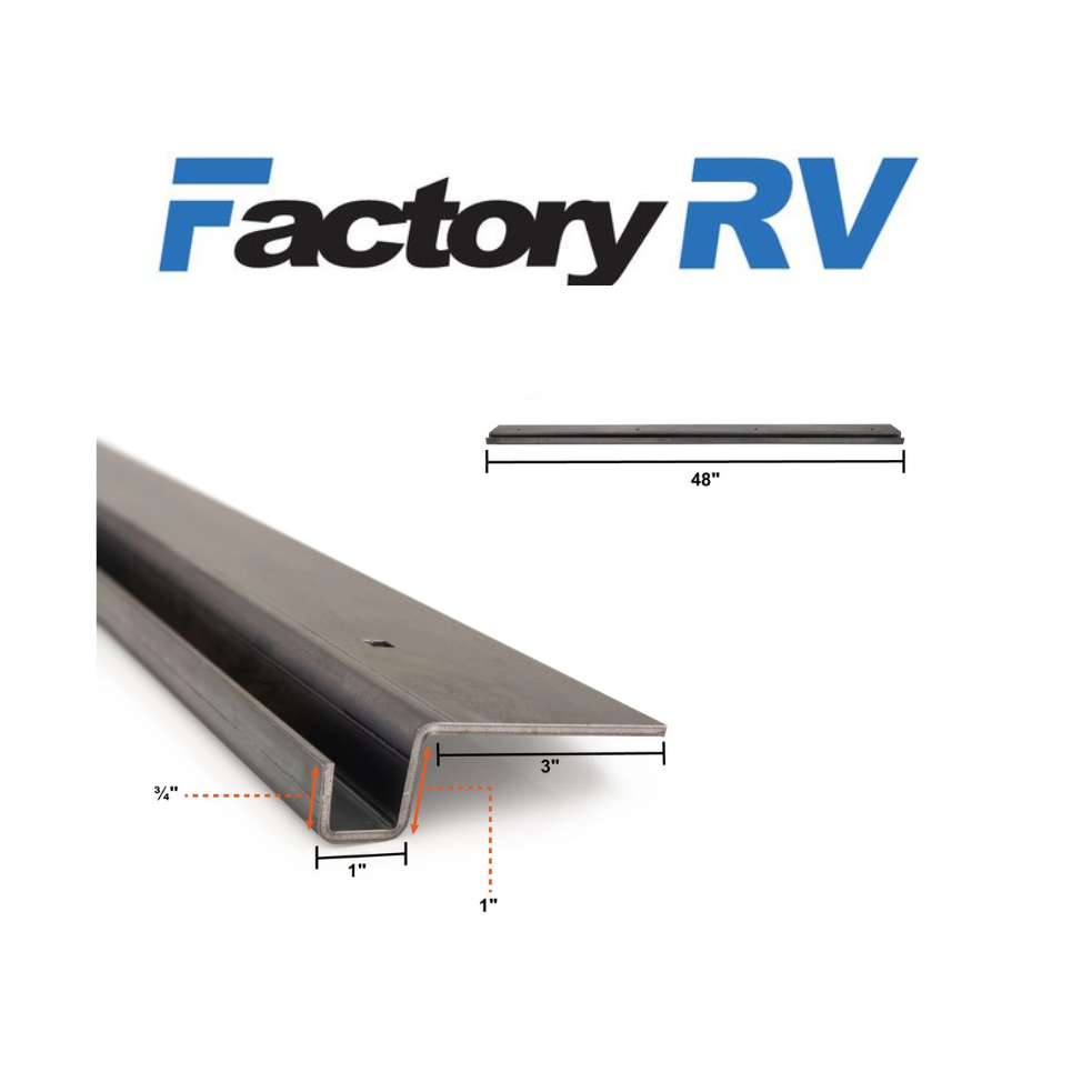 Trailer Ramps | 10ga Steel 72 x 12 w/ Mounting Brackets